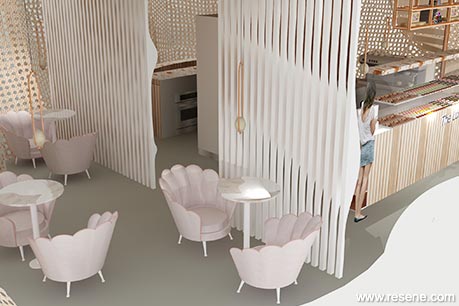 Lure Cafe interior
