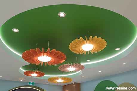 Kid's store - colourful light fixtures