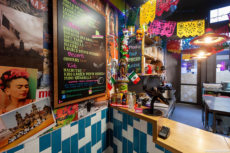 Mexican restaurant interior