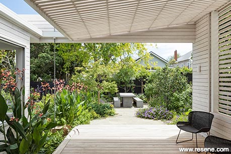 Home garden and deck