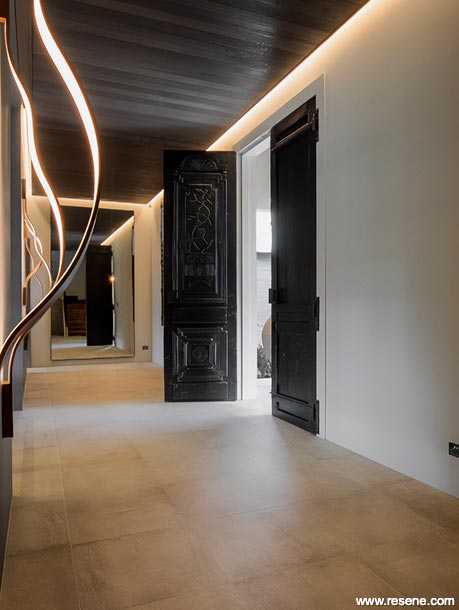Modern home hallway