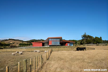 A modern farmhouse