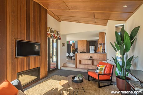 Modern timber lounge