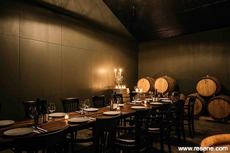 Winery dining room