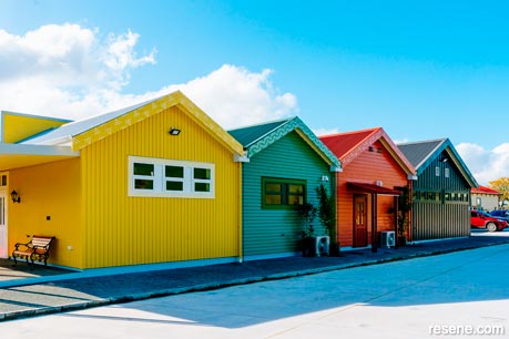 Te Hurihanga Training & Service Centre - colourful exteriors