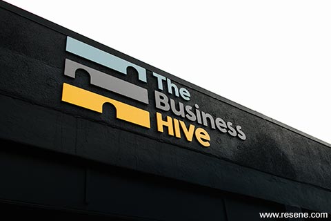 The business hive signage