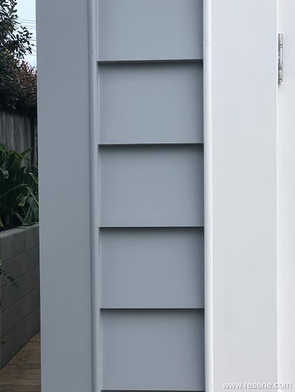 Weatherboards and white detail