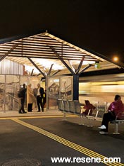 The new Tawa Railway Station, Wellington