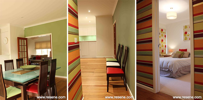 Colourful home interior