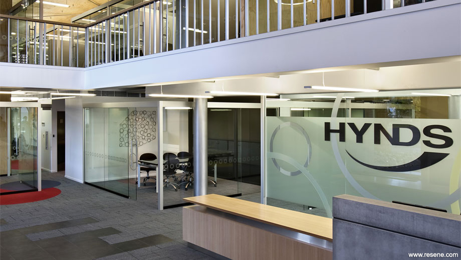 Resene Total Colour Commercial Interior Maestro Award for the Hynds Group Headquarters renovation