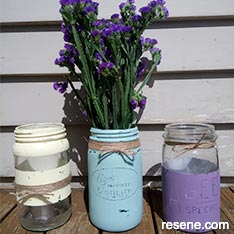 How to paint preserving jars