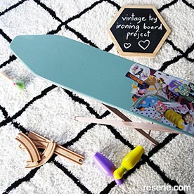 Decorate a kids ironing board
