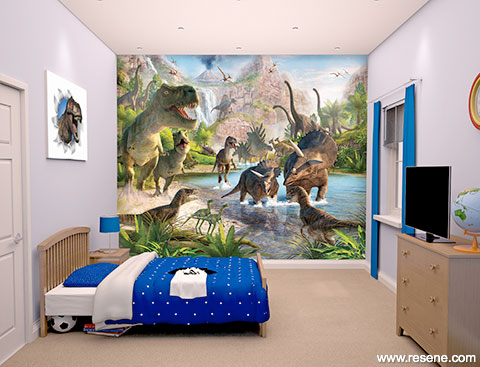 Dinosaur Land mural, 41745