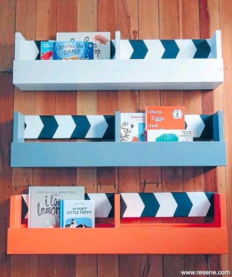 How to build palette style bookshelves