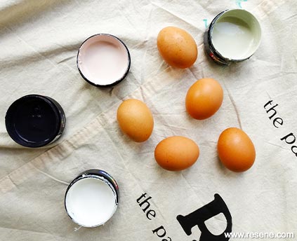 Step 3 paint eggs