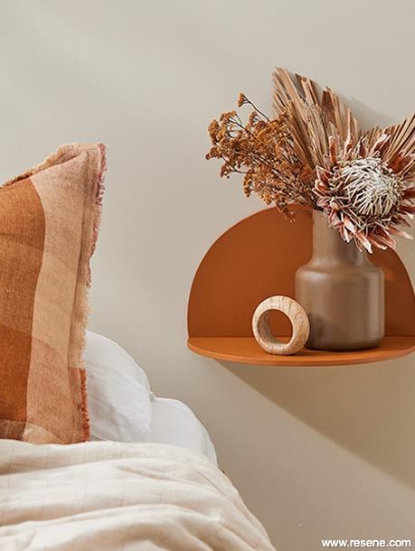 Build a bedside ledge in your favourite colours