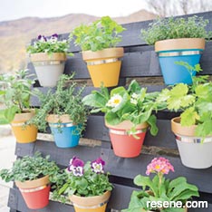 Build a vertical herb planter 