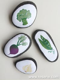 Painted stones