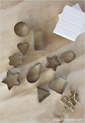 Cookie cutter shapes