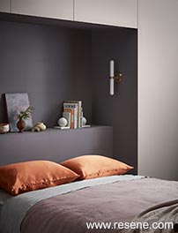 The storage nook above  your bed area
