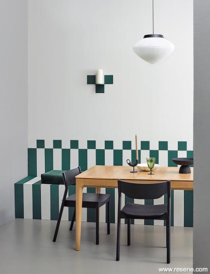 Paint a restaurant - inspired dining room 