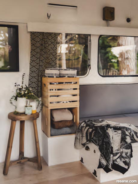 Maximising space in your home caravan 2