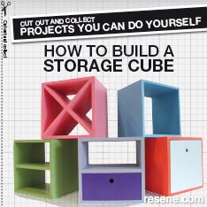 How to build a storage cube