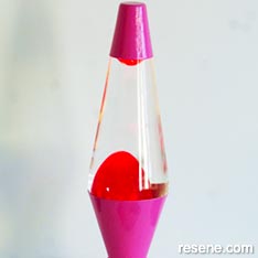 How to paint a lava lamp
