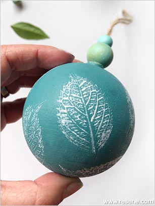 Painted bauble