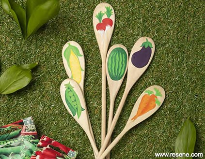 Vege markers for your garden